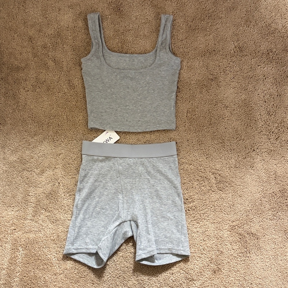 AYWA Gray Casual Workout Set